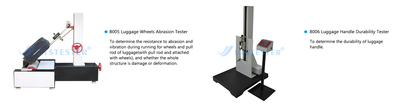 Rockwell or Shore hardness tester