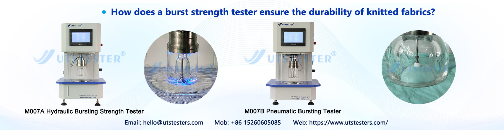 Bursting strength testers