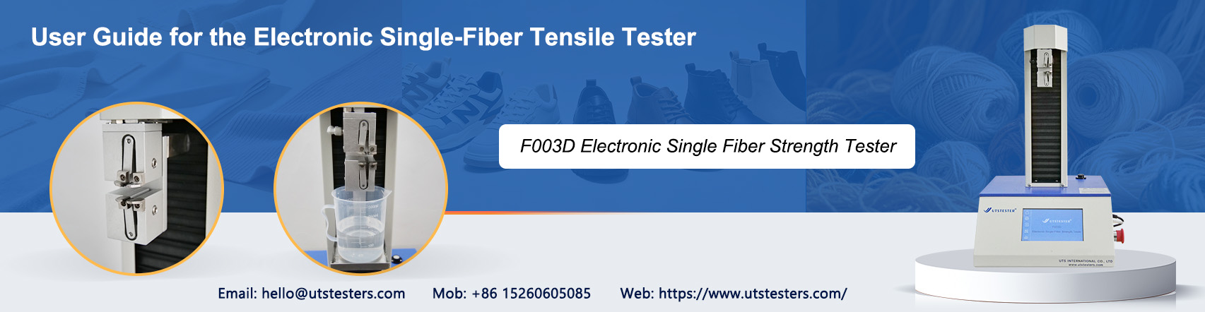 Electronic Single Fiber Strength Tester F003D